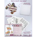 Cross-stitch kit "From Mama Bunny, with Love" 15x21 cm AAH-297