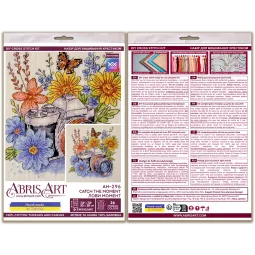 Kreuzstich-Set "Fang den Moment" 20x20 cm AAH-296