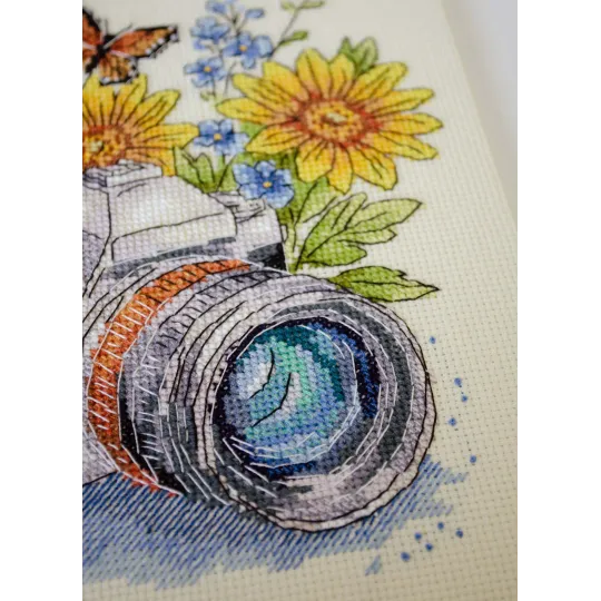 Cross-stitch kit "Catch the Moment" 20x20 cm AAH-296