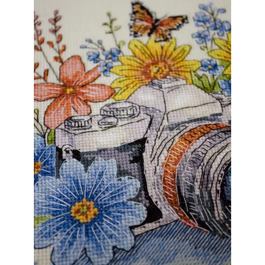 Cross-stitch kit "Catch the Moment" 20x20 cm AAH-296