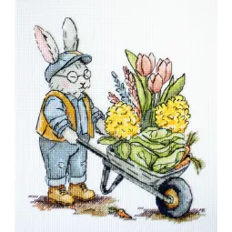 Cross-stitch kit "Harvest Day" 18x21 cm AAH-293