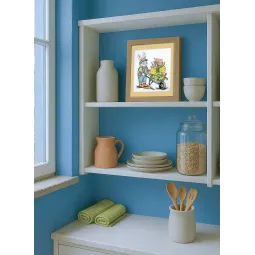 Kit de point de croix "Jour de récolte" 18x21 cm AAH-293