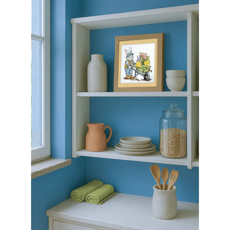 Kit de point de croix "Jour de récolte" 18x21 cm AAH-293