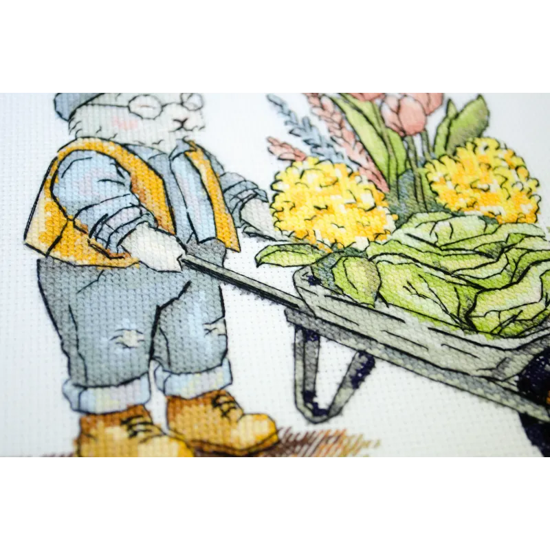 Cross-stitch kit "Harvest Day" 18x21 cm AAH-293