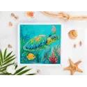 Haupt-Bead-Stickerei-Set "Ocean Traveler" 21x21 cm AAB-954
