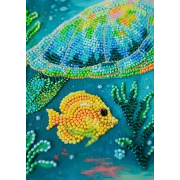 Haupt-Bead-Stickerei-Set "Ocean Traveler" 21x21 cm AAB-954