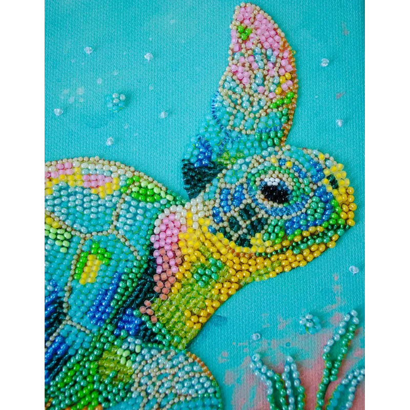 Haupt-Bead-Stickerei-Set "Ocean Traveler" 21x21 cm AAB-954