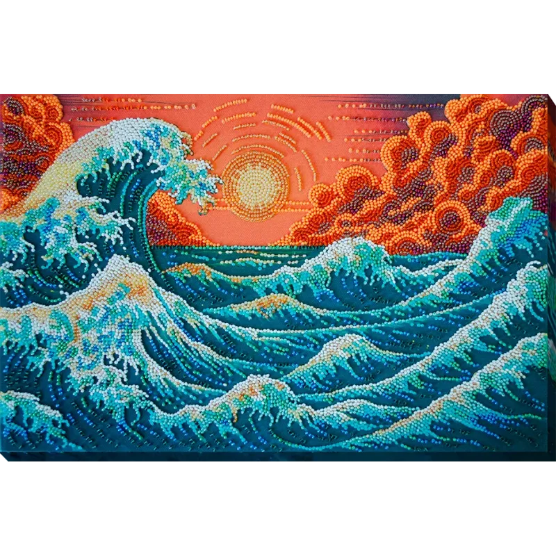 Hauptperlen-Stickset "Das rauschende Meer…" 36x24 cm AAB-953