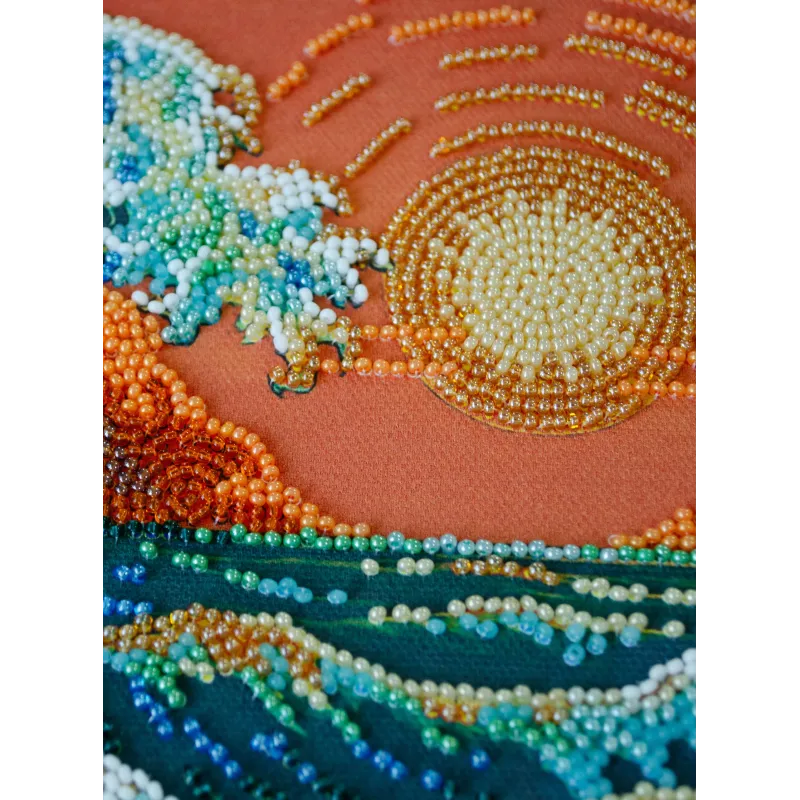 Main Bead Embroidery Kit "The Murmuring Sea…" 36x24 cm AAB-953