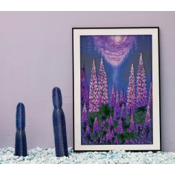Pagrindinis rinkinys siuvinėjimui karoliukais „Moonlight“ 24x37 cm AAB-952