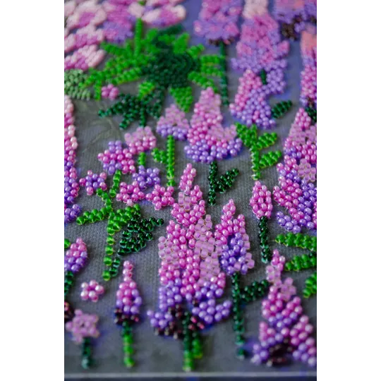 Haupt-Stickpackung mit Perlen „Mondlicht“ 24x37 cm AAB-952