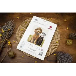 Kit de Point de Croix "Le Maître Golfeur" 26 x 31 cm SBU5090