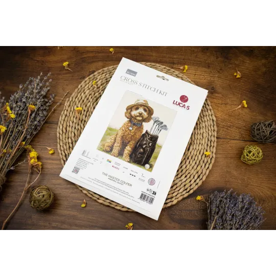Kreuzstich-Set "Der Meistergolfer" 26 x 31 cm SBU5090