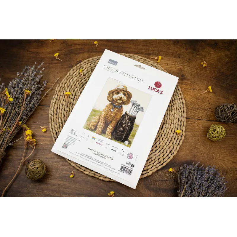 Kreuzstich-Set "Der Meistergolfer" 26 x 31 cm SBU5090
