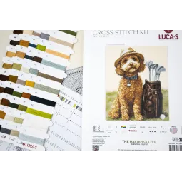 Cross Stitch Kit "The Master Golfer" 26 x 31 cm SBU5090