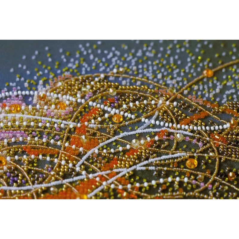 Main Bead Embroidery Kit Golden lion (Animals) AAB-742