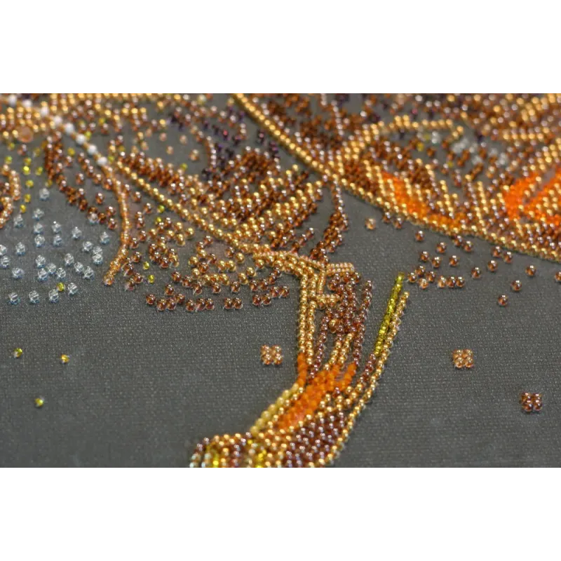 Main Bead Embroidery Kit Golden lion (Animals) AAB-742