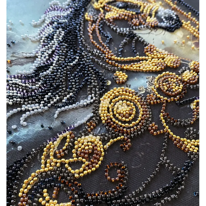 Kit de broderie de perles de taille moyenne "Tonnerre des Ténèbres" 20x20 cm AAMB-129