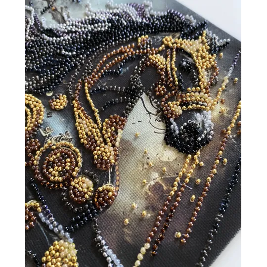 Kit de broderie de perles de taille moyenne "Tonnerre des Ténèbres" 20x20 cm AAMB-129