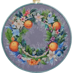 Kryželiu siuvinėjimo rinkinys An exquisite holiday 30x30 cm AAH-195