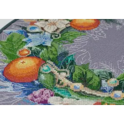 Cross-stitch kit An exquisite holiday 30x30 cm AAH-195