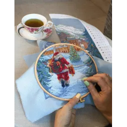 Kit de point de croix. "Nuit Magique" 21x30 cm SRA1020