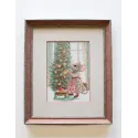 Cross Stitch Kit. "Merry Mouse" 15x21 cm SRA1026