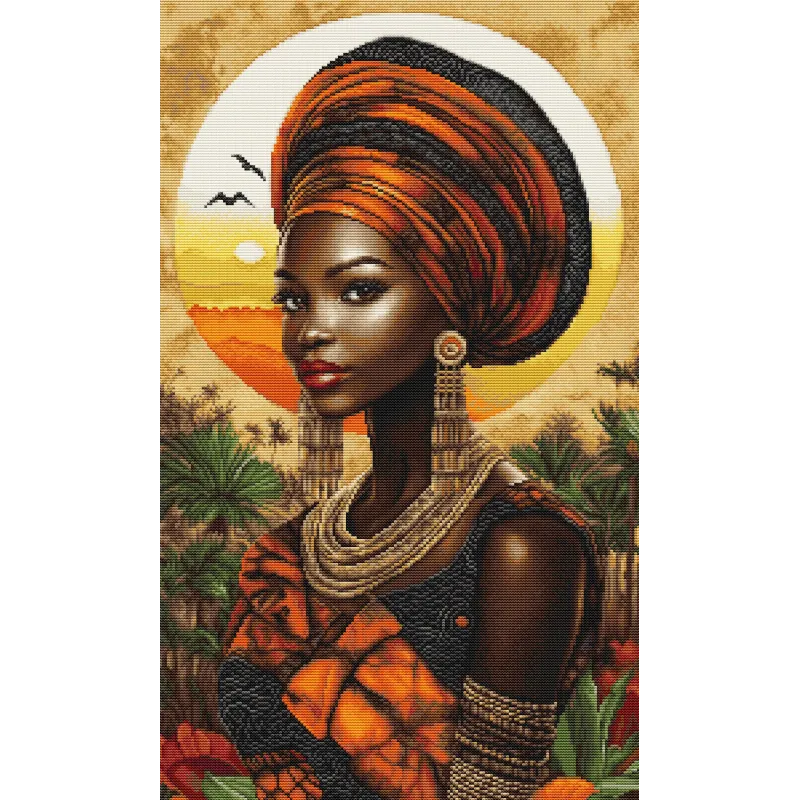 Petit Point Kit "Queen of the Sunlit Continent" 18x30 cm SG720