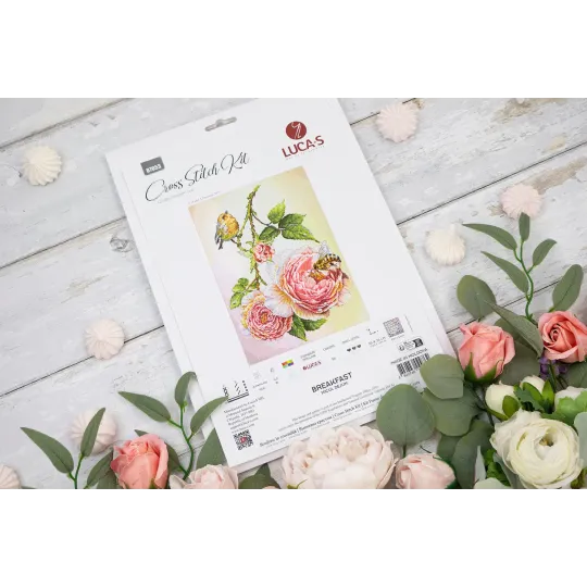 Kit de point de croix. "Breakfast" 25x35 cm SB7053