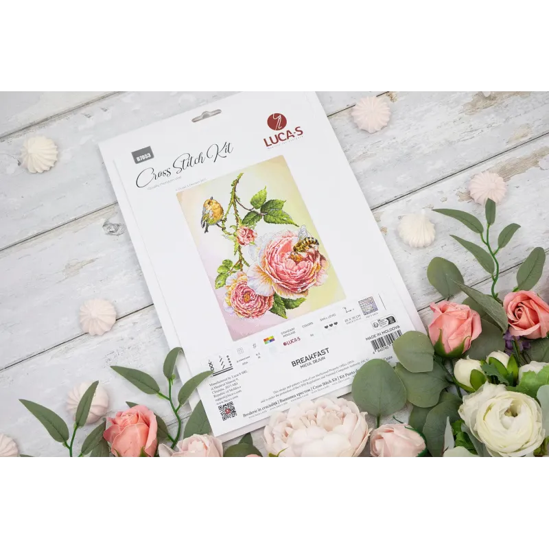 Kreuzstich-Set. „Frühstück“ 25x35 cm SB7053