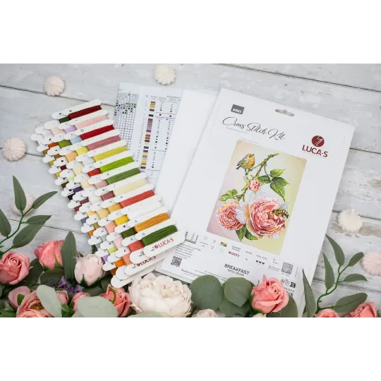 Cross Stitch Kit. "Breakfast" 25x35 cm SB7053