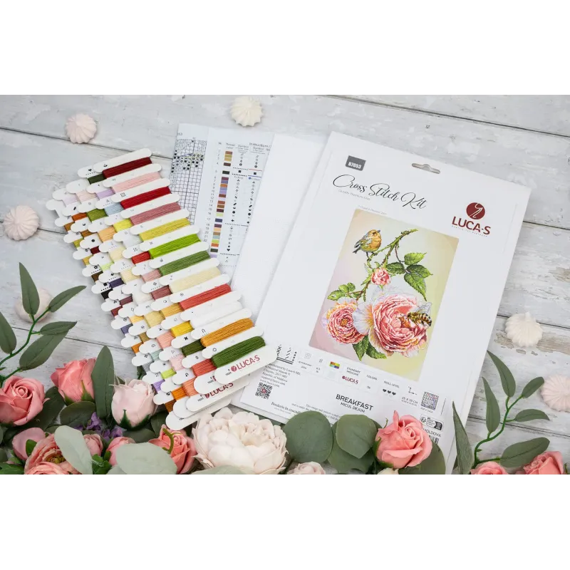 Cross Stitch Kit. "Breakfast" 25x35 cm SB7053