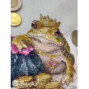 Cross stitch kit "Golden Toad" 11x12 cm SK280B