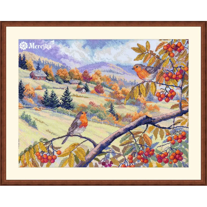Kreuzstichpackung "Goldbesetzte Hügel" 31x40 cm SK274