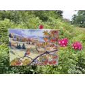 Kreuzstichpackung "Goldbesetzte Hügel" 31x40 cm SK274