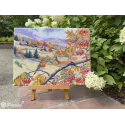 Набор для вышивания крестиком "Холмы, увитые золотом" 31x40 cm SK274