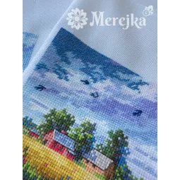 Cross stitch kit "Summer" 11,5x11,5 cm SK279A