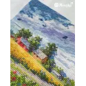 SALE Cross stitch kit "Summer" 11,5x11,5 cm SK279A