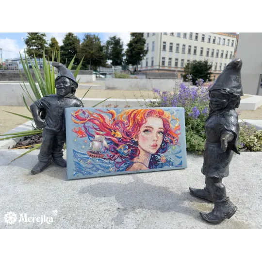 Набор для вышивания крестом "Вода" 36,5x20 см SK275