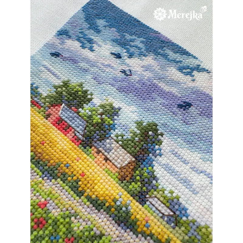 Cross stitch kit "Summer" 11,5x11,5 cm SK279B