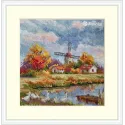 SALE Kreuzstich-Set "Herbst" 11,5x11,5 SK278A