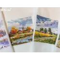 SALE Kreuzstich-Set "Herbst" 11,5x11,5 SK278A