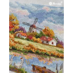 SALE Kreuzstich-Set "Herbst" 11,5x11,5 SK278A