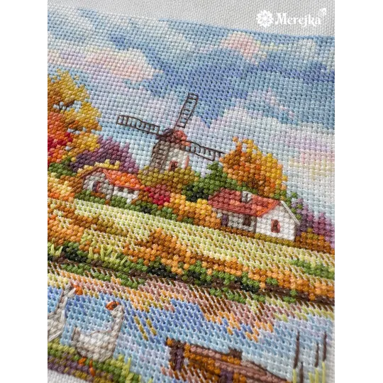 Cross stitch kit "Autumn" 11,5x11,5 SK278A