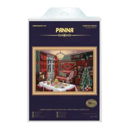 Набор для вышивания крестиком PANNA «Новогодняя ностальгия» 40 x 27,5 см PGM-7480