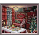 Cross stitch kit PANNA "New year's nostalgy" 40 x 27.5 cm PGM-7480