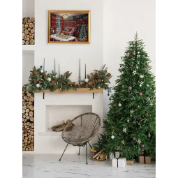 Набор для вышивания крестиком PANNA «Новогодняя ностальгия» 40 x 27,5 см PGM-7480