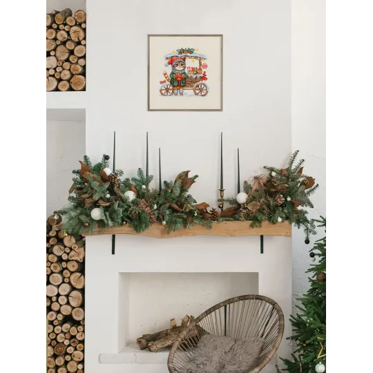 Siuvinėjimo rinkinys KLART "Saldainių dėžutė" 19,5 x 19 cm KL8-578