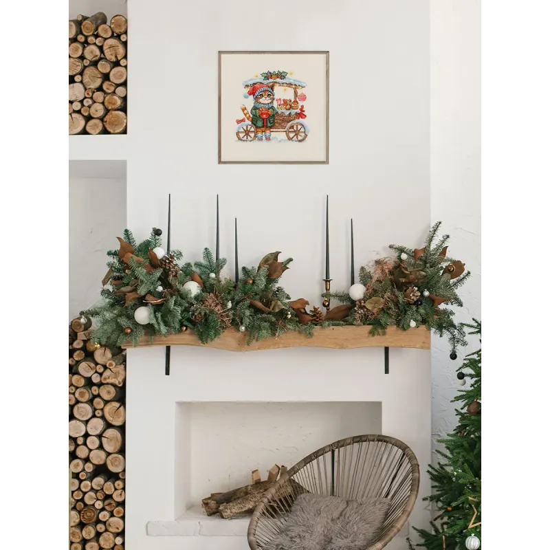 Siuvinėjimo rinkinys KLART "Saldainių dėžutė" 19,5 x 19 cm KL8-578