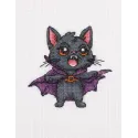 Kryželiu siuvinėjimo rinkinys KLART "СatDracula" 13 x 13 cm KL12-071